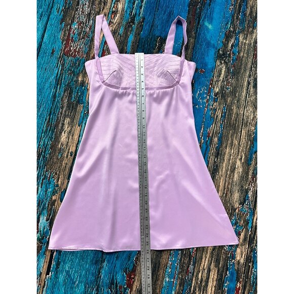 NWT Lavendar Sthcute Charmaine Romantic Square Neck A-Line Mini Dress Size XS - Picture 8 of 12